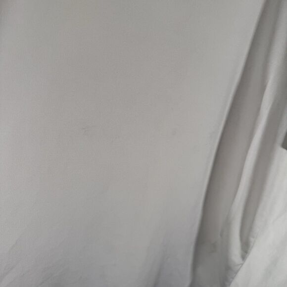 FootJoy Polo Men's Large White Blue Striped Short Sleeve Collared Stains - Picture 12 of 13